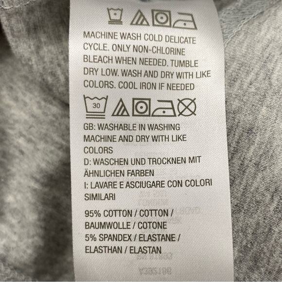 NEW DENIM & CO Essentials Perfect Jersey Round Neck Top XXS Light Grey A392186 - Picture 8 of 8